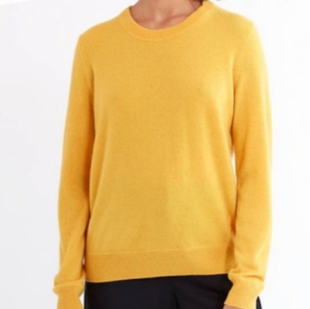 TNA Cashmere Keely Sweater, NWT - Sun Valley Yellow, Size Small